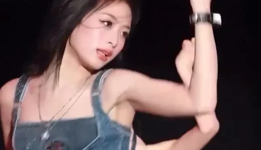 BABYMONSTERアヒョンおっぱいノーブラ動画｜かわいいK-POPダンス