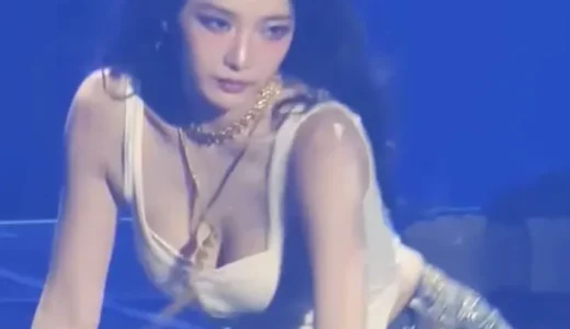 aespaニンニンおっぱいノーブラ動画｜かわいい谷間K-POPダンス